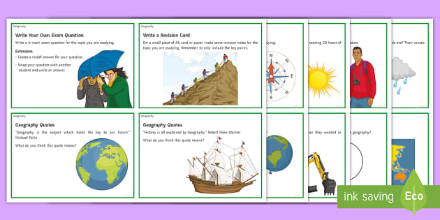 Geography Challenge Cards