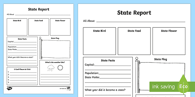 Free State Report Template - FREE PRINTABLE TEMPLATES