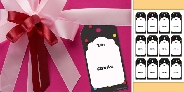 Friends Gift Tags | Twinkl Party (teacher made) - Twinkl