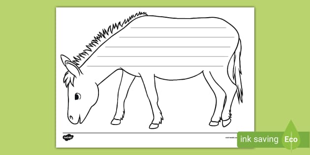 Free: donkey cartoon coloring page for kids - nohat.cc
