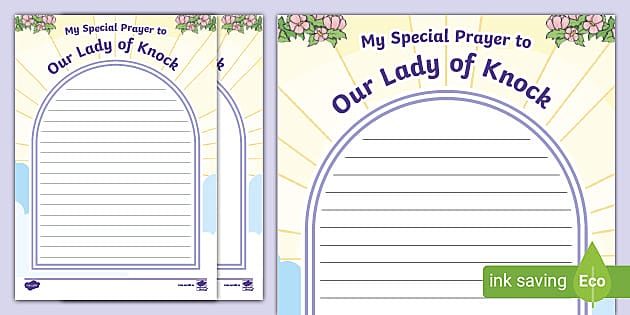 Our Lady of Knock (Prayer Template) (Hecho por educadores)