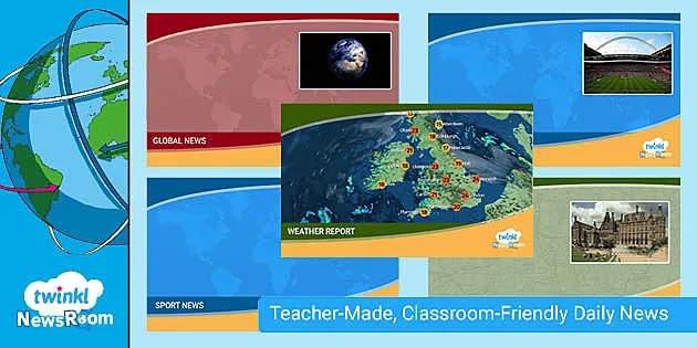 News Studio Background Images Ages 7 11 Teacher Made