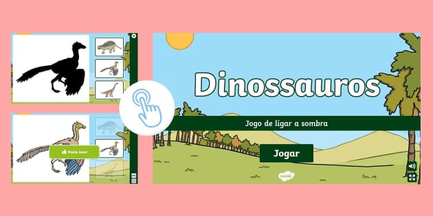 Sombras de Dinossauros – Jogo Interativo (Teacher-Made)