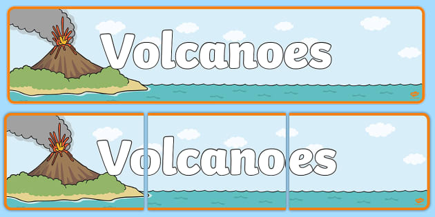 Banner | Volcano Science Project Display Board | Twinkl