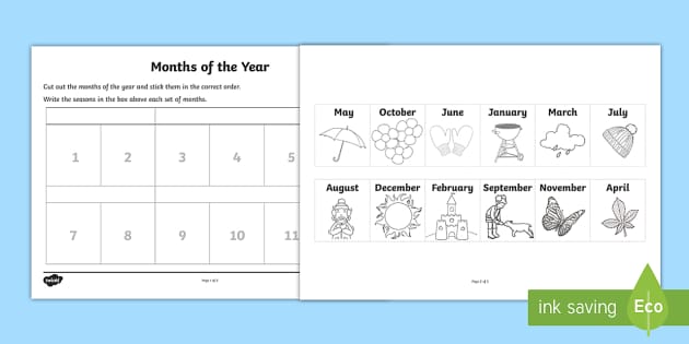 Língua Inglesa – Days of the week and months of the year: Dias da