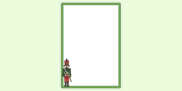 FREE! - Nutcracker Page Border | Page Borders | Twinkl