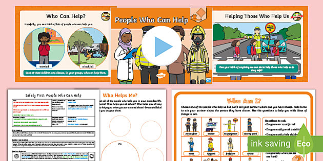 PSHE and Citizenship KS1 Safety First Lesson 6: People Who Can Help Lesson