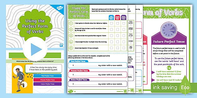 Past Perfect Verb Form Ks2