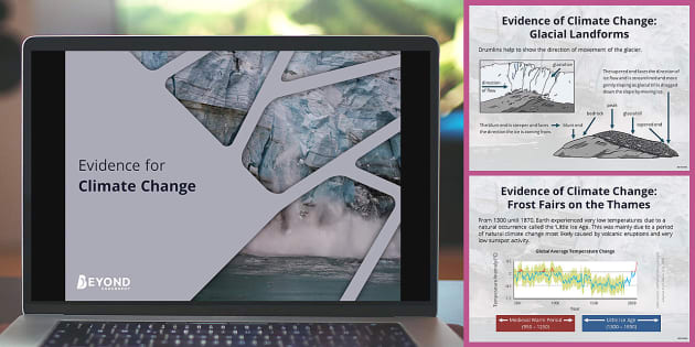 Evidence of Climate Change Information PowerPoint | Beyond