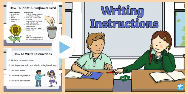 Features Of Instructions Powerpoint Primary Resource