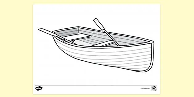 How to Draw a Row Boat  HelloArtsy