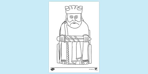 Chess Colouring Pages - Rook Piece - Twinkl Resource