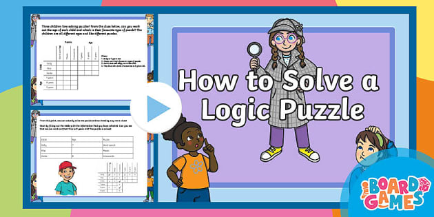 How to Solve a Logic Puzzle PowerPoint | Twinkl Puzzled