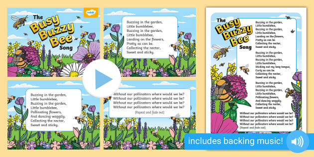 👉 Song Honeybee | World Bee Day | PowerPoint | Twinkl | KS1