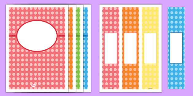 binder cover templates