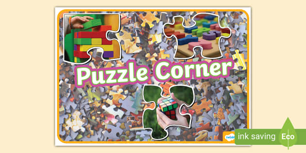Puzzle Corner Photo Display Poster (profesor hizo) Twinkl