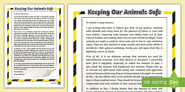 persuasive essays about animals