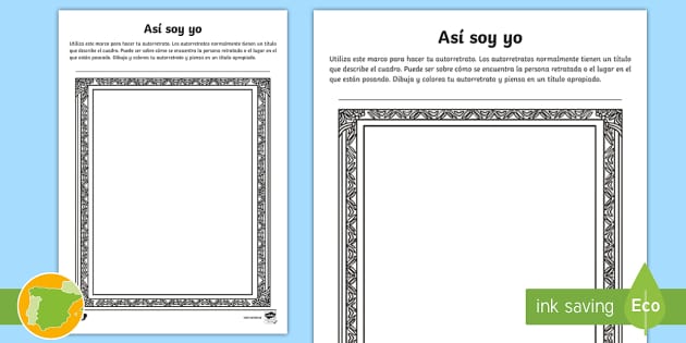 Ficha de actividad: Así soy yo (Hecho por educadores)