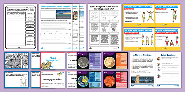 FREE! - Wales Home Learning Pack Year 4 Week 2 - Twinkl