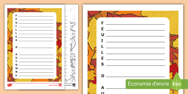 Poesie Feuilles D Automne Ressources Pedagogiques