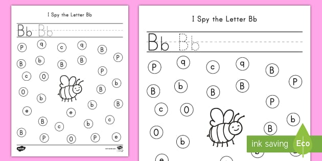 I Spy The Letter Bb Activity - Alphabet - ELA (teacher Made)