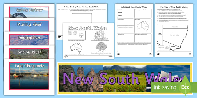 Australian States and Territories – New South Wales Resource Pack-Australia