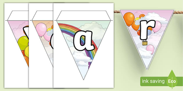 Year 6 Graduation Display Bunting - The Sky's the Limit