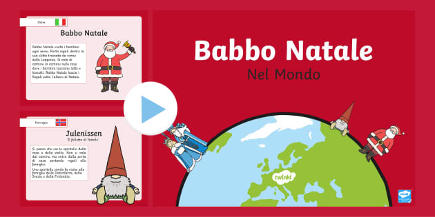 Babbo Natale Nel Mondo (teacher Made) - Twinkl