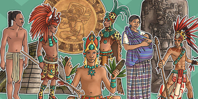 Maya Civilisation Large Display Cut Out Pack