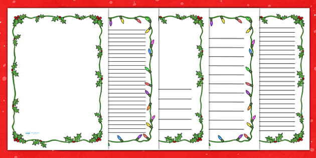 christmas page border for word free download