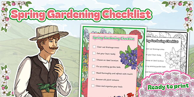 Spring Gardening Checklist