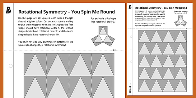 Rotational Symmetry – You Spin Me Round