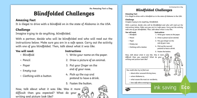 5 PE Blindfold Activities for Elementary School - S&S Blog
