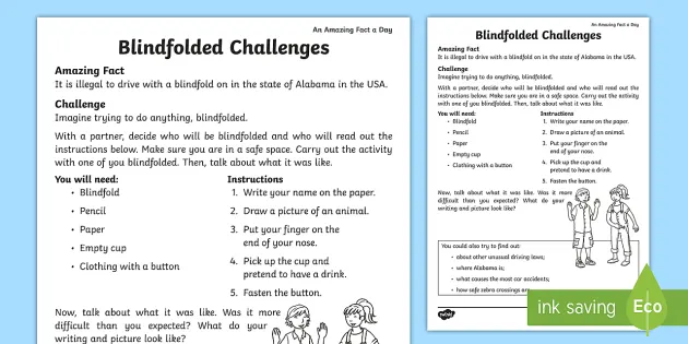 The Ultimate Blindfold Challenge