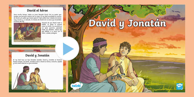 PowerPoint: David y Jonatán | Materiales Educativos Twinkl