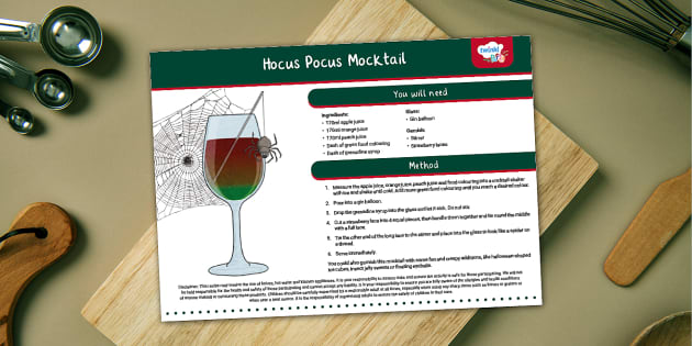 Hocus Pocus Mocktail (Non-Alcoholic)