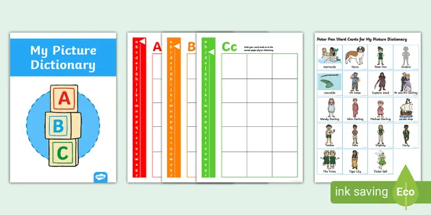 Peter Pan Picture Dictionary (teacher made) - Twinkl