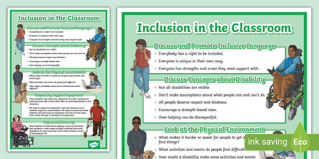 research paper on inclusion in the classroom