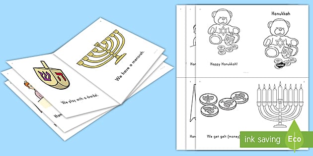 Hanukkah Emergent Reader (Teacher-Made) - Twinkl