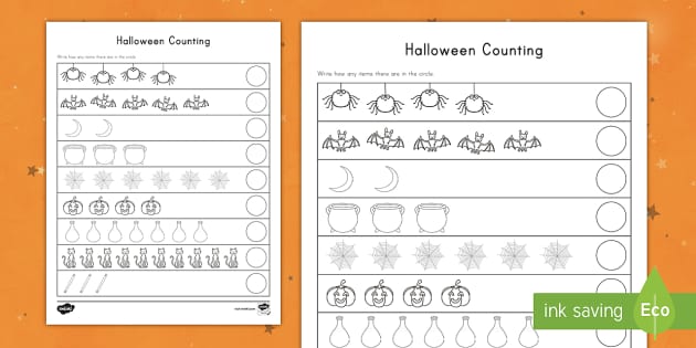 Halloween Counting Activity | Printable Resource | Twinkl
