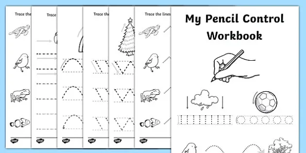 Pencil Control Tracing Pictures