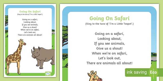 safari songs preschool