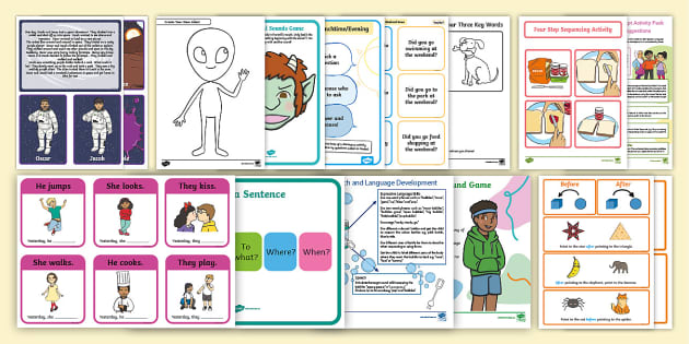 Speech Pathology Worksheets Taster Pack | Primary Resources