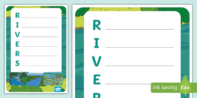 Rivers Acrostic Poem Template, Rivers Poetry - Twinkl