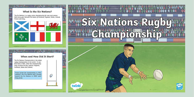 Six Nations Championship Rugby PowerPoint - Twinkl Scotland