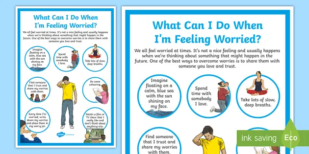 A Guide for Kids What To Do When Youre Scared & Worried 