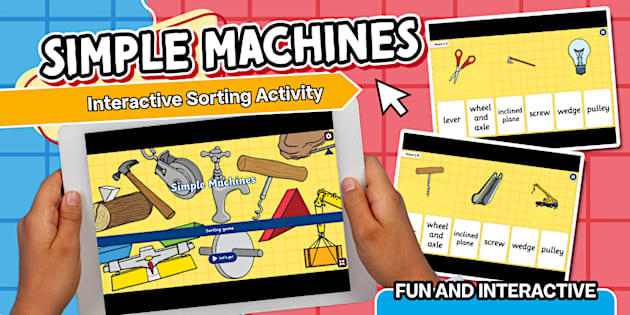Simple Machines Interactive Sorting Activity