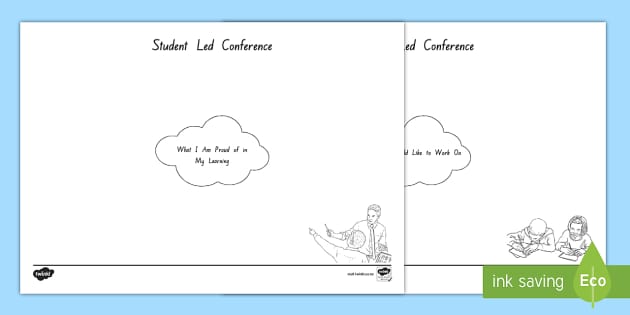 student-led-conference-mind-map-activity-twinkl