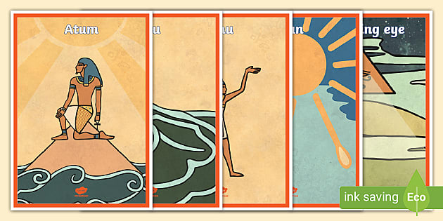 Ancient Egyptian Creation Story Display Posters - ancient egypt