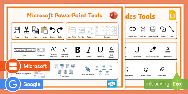 Presentation Software Tools Help Mat (teacher made) - Twinkl